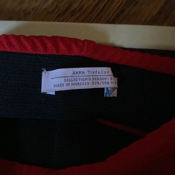 ZARA red mini skirt size S - Picture 2 of 2